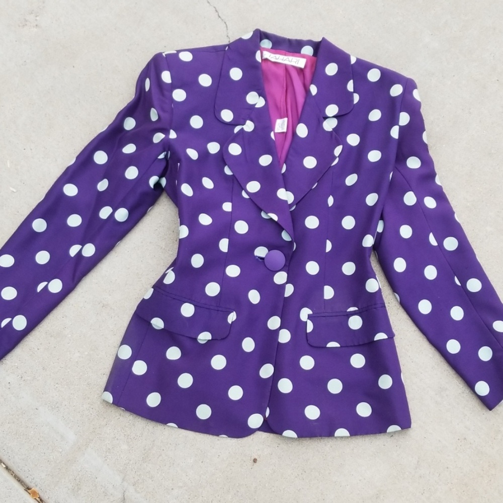 Tahari Silky Spring fitted blazer